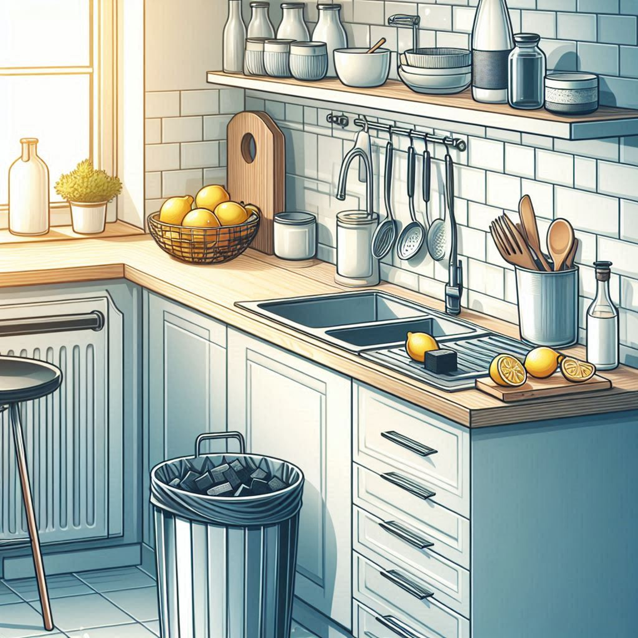 Rahsia Dapur Sentiasa Bersih dan Bebas Bau Tidak Menyenangkan