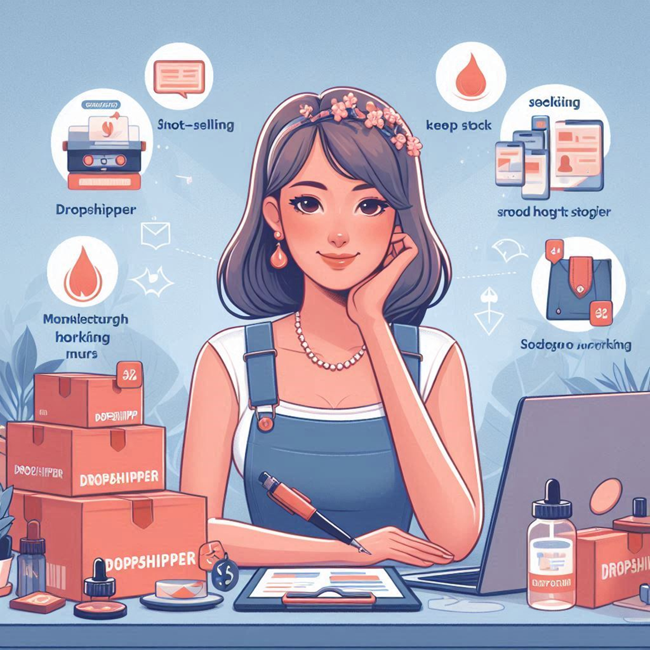 Menjadi Dropshipper atau Ejen Jualan